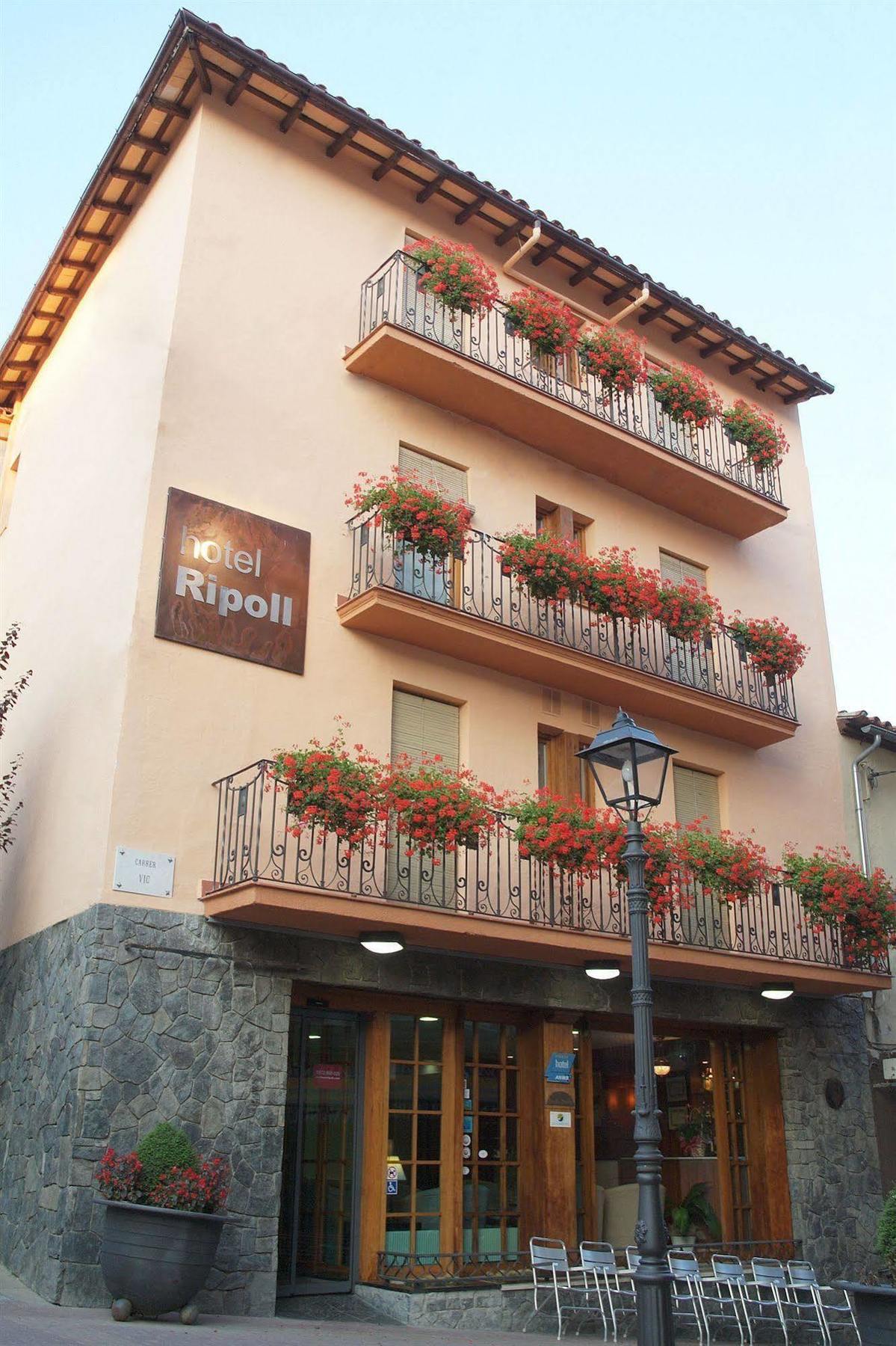 Hotel Ripoll Sant Hilari Sacalm Eksteriør bilde
